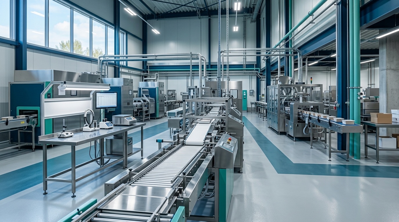 Modern refrigerated food-manufacturing and innovation facility